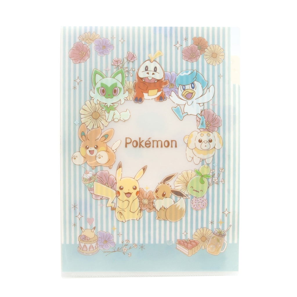 3 pocket clear file cute