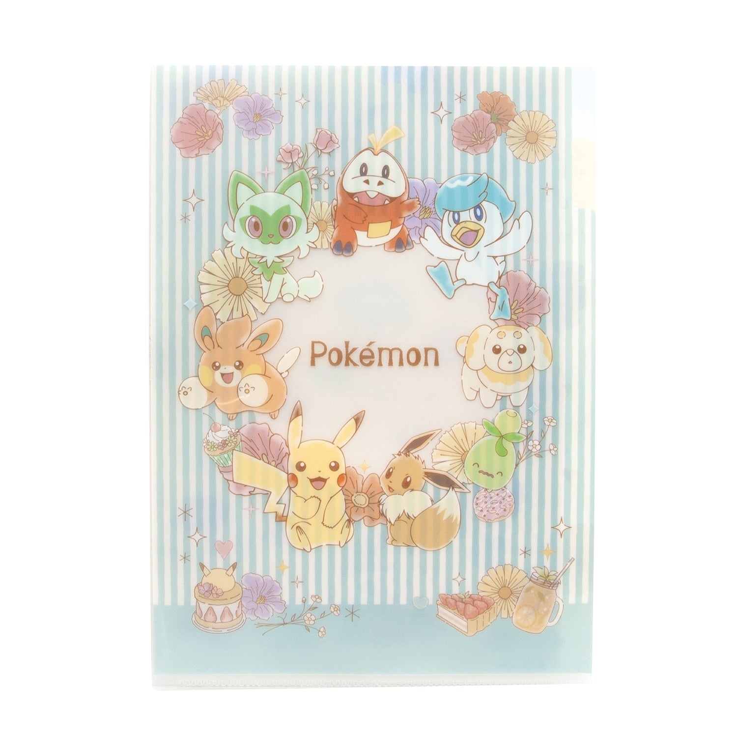 3 pocket clear file cute
