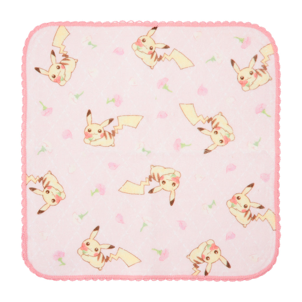 [Choose] Hand towel Pikachu and flowers