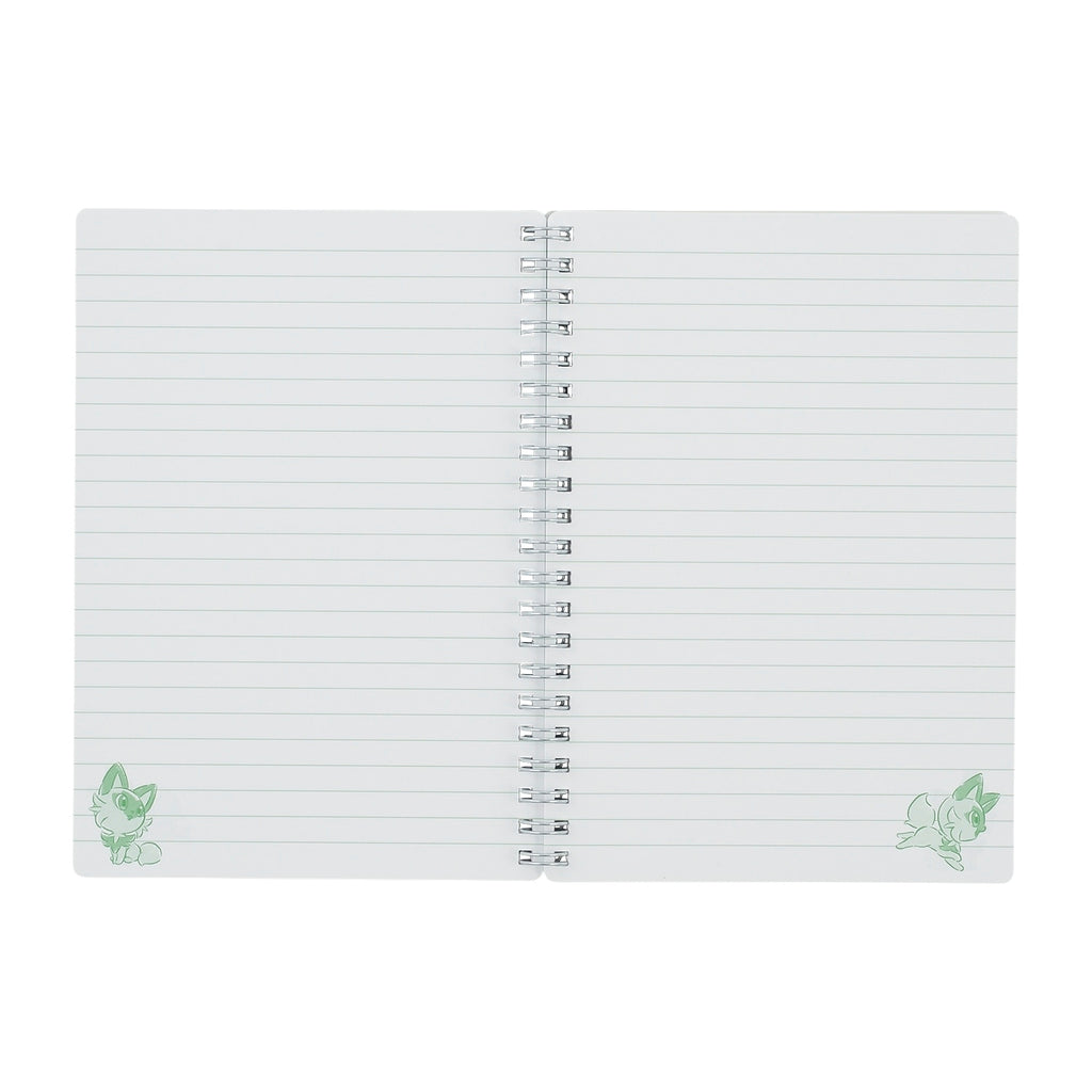 Collectible Pokemon notebook with unique Sprigatito artwork, sourced directly from Japan