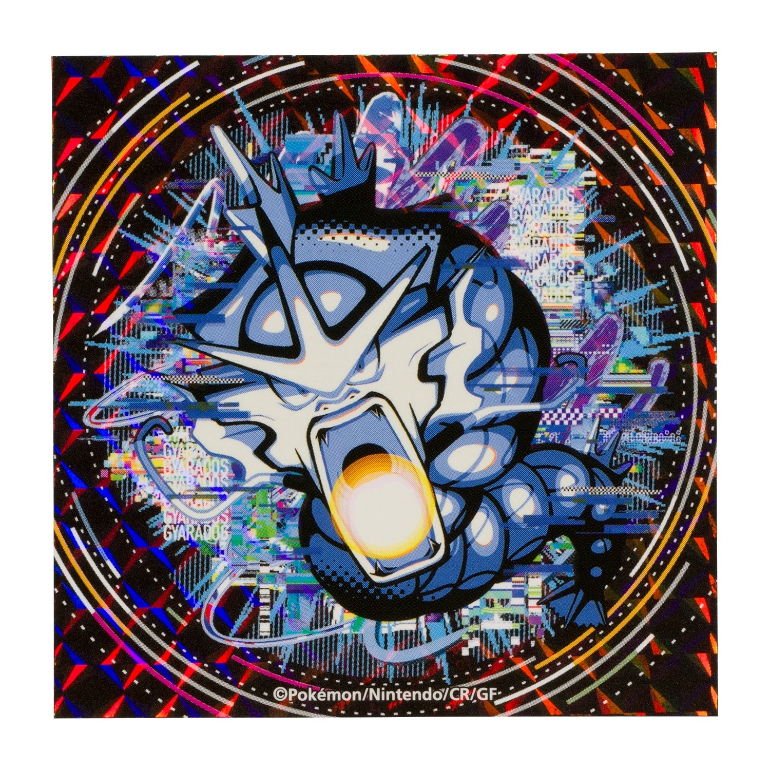 Authentic Japanese Gyarados sticker set with unique design, from Pokemon Center Online