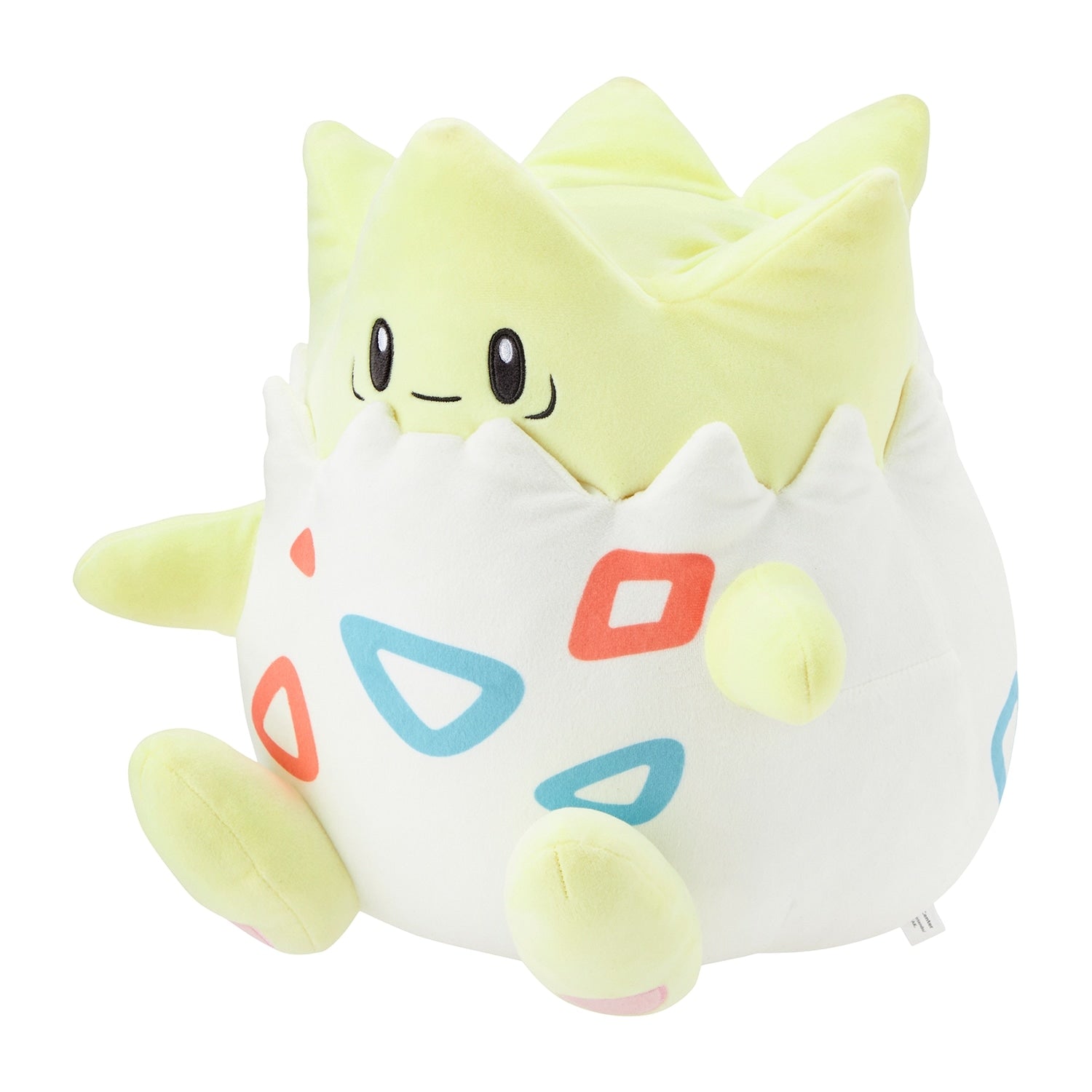 Togepi plush toy with detailed face, shipped from Japan