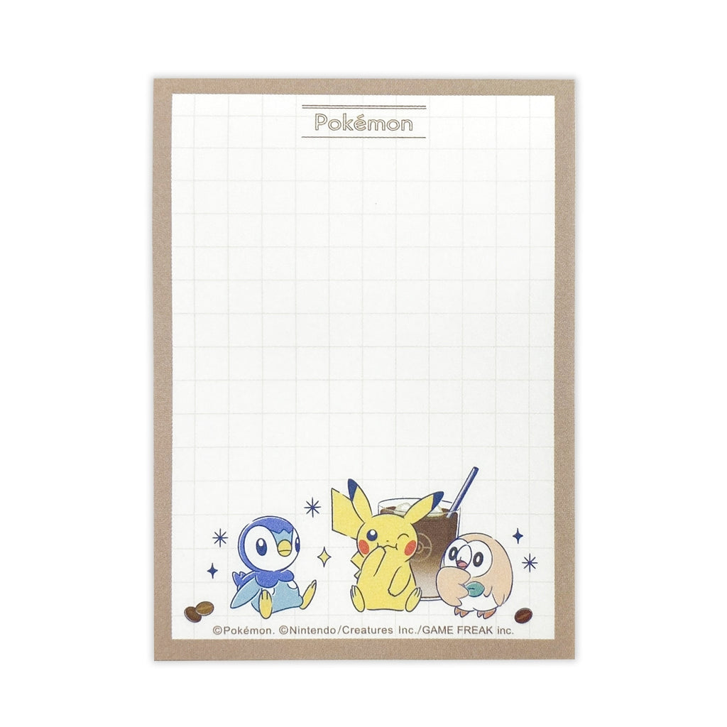 Close-up of Pokemon Mini Memo pages with fun illustrations from Japan