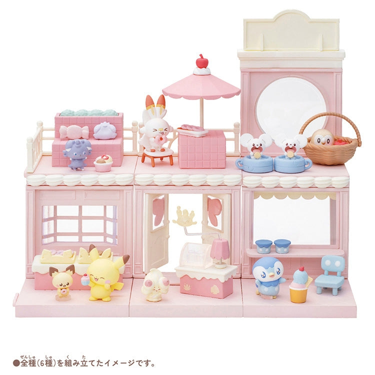 Authentic Pokemon Pokepiece Collection House Sweets shop from Japan with detailed interior