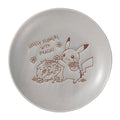 Plate LOVELY FLOWERS WITH PIKACHU Blue Gray M