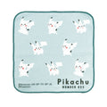 Pikachu 025 microfiber handkerchief with mint design from Japan