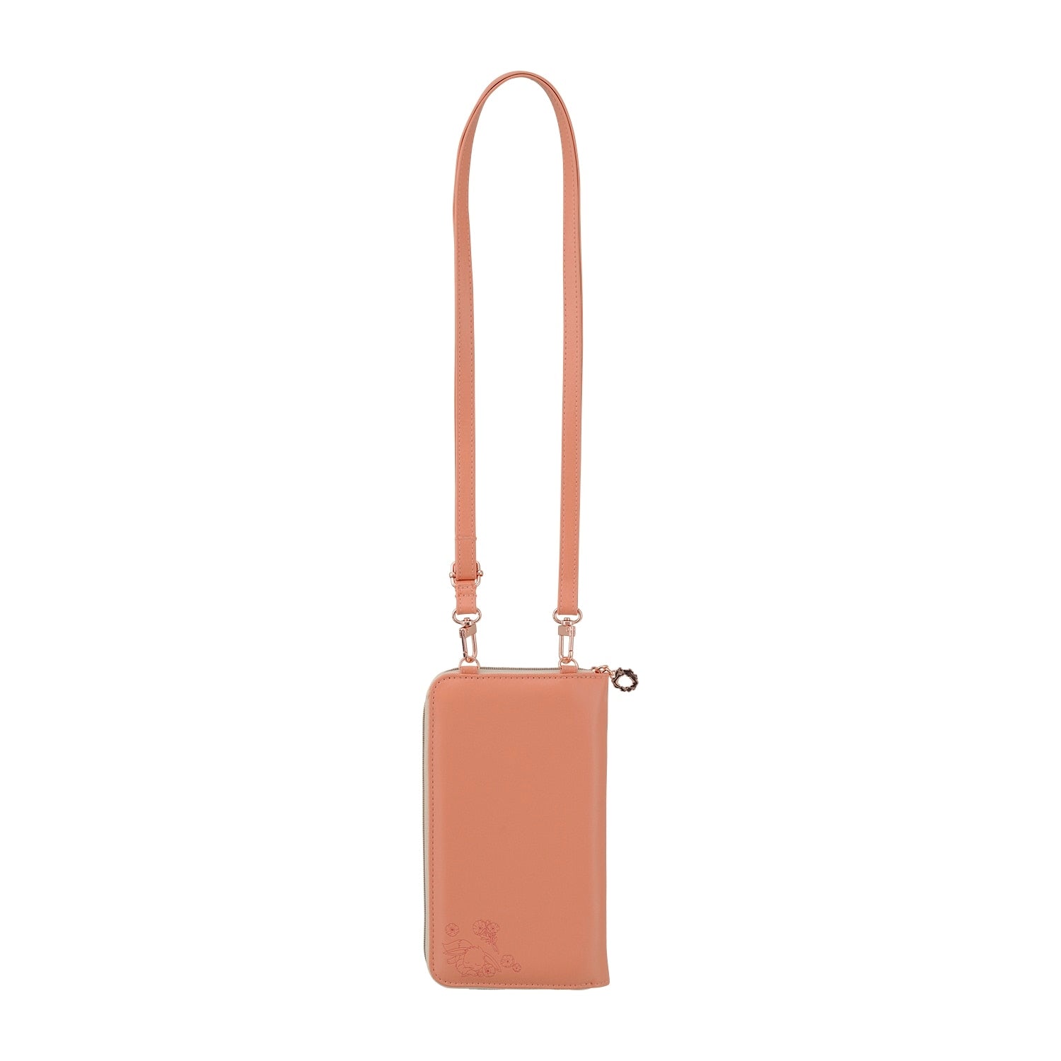 Smartphone shoulder with wallet function Fleur de Coquelicott