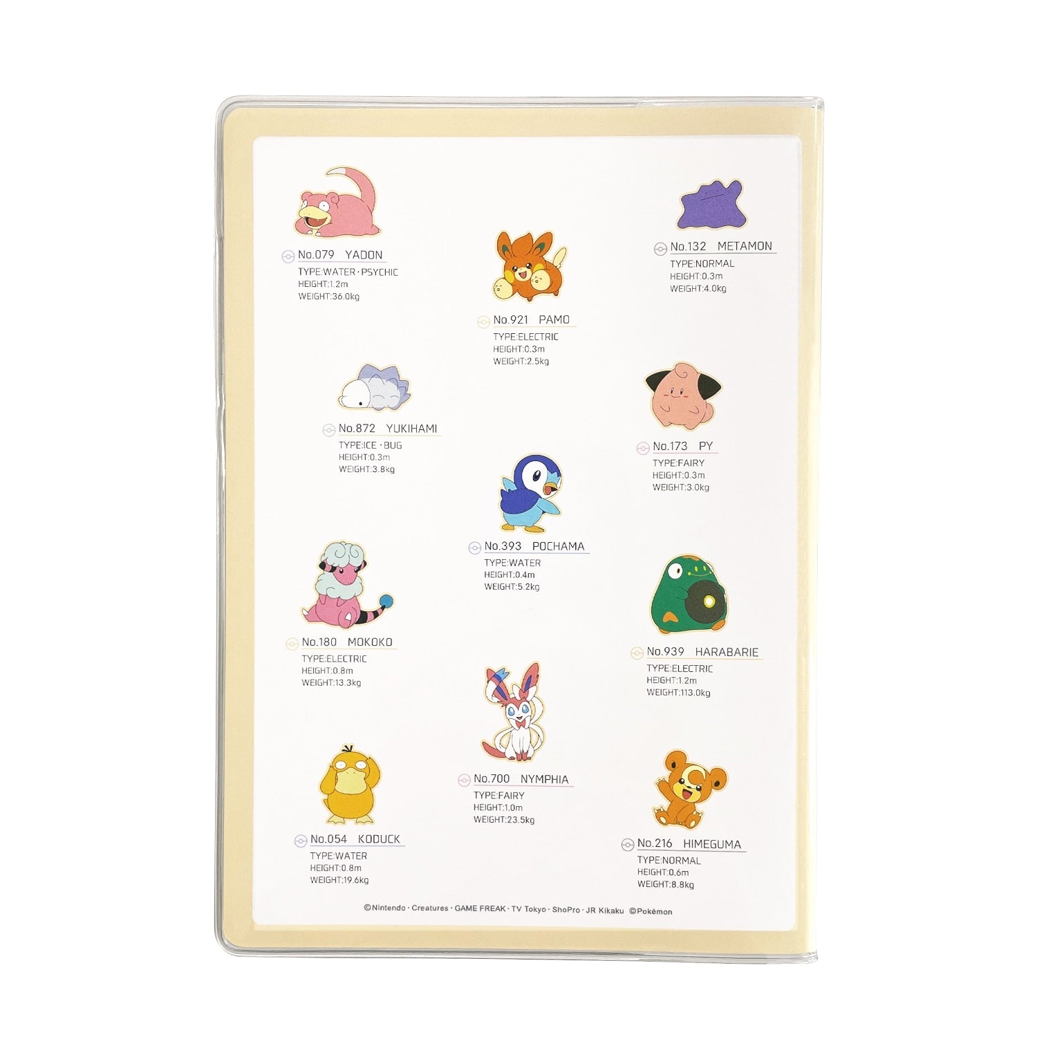Official Pokemon Center Japan Notebook with MIX design, sourced from Japan