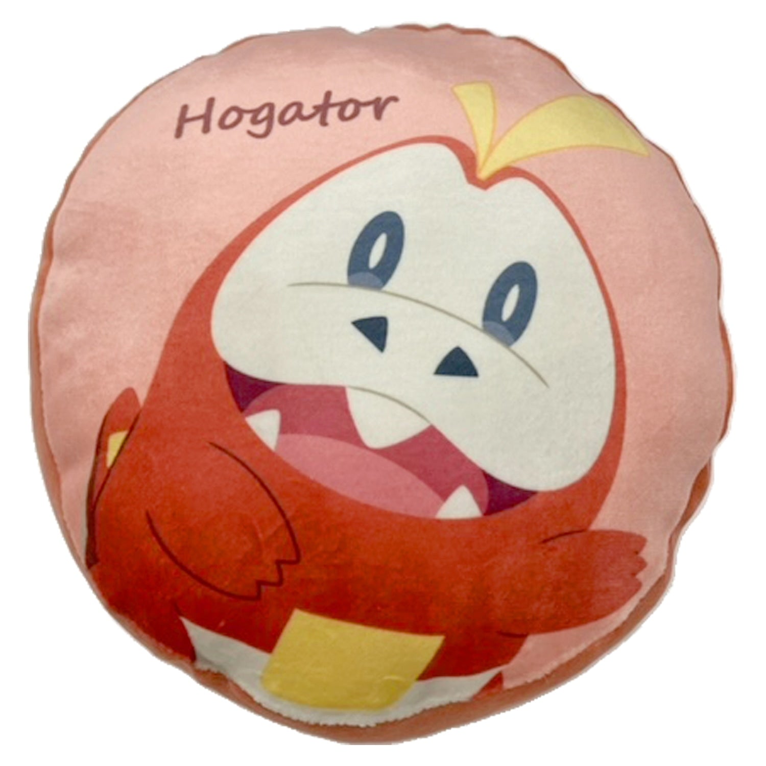 Fuecoco Puff Cushion from Japan, featuring Generation 9's Fire Croc Pokemon