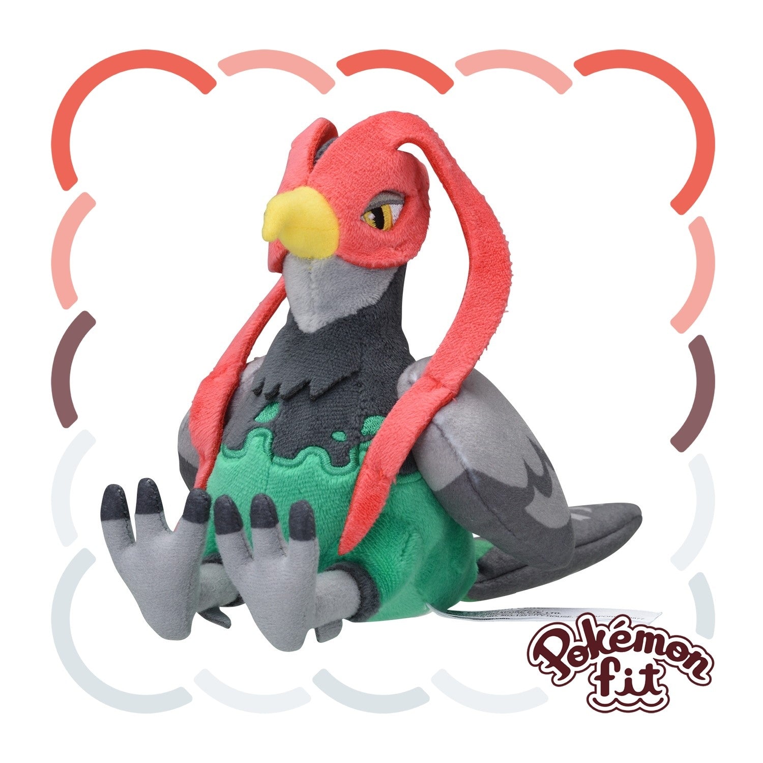 Pokémon fit Unfezant (#521) Male Form Official Plush – Pokémon Center Japan