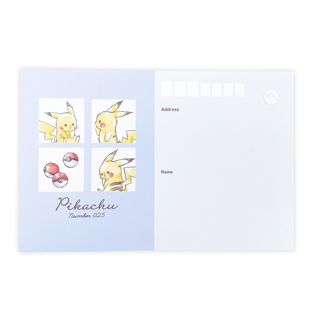 Die-cut letter “Pikachu number025” Pikachu Komawari