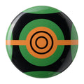 Tin badge dark ball keychain from Japan, featuring enamel pin design