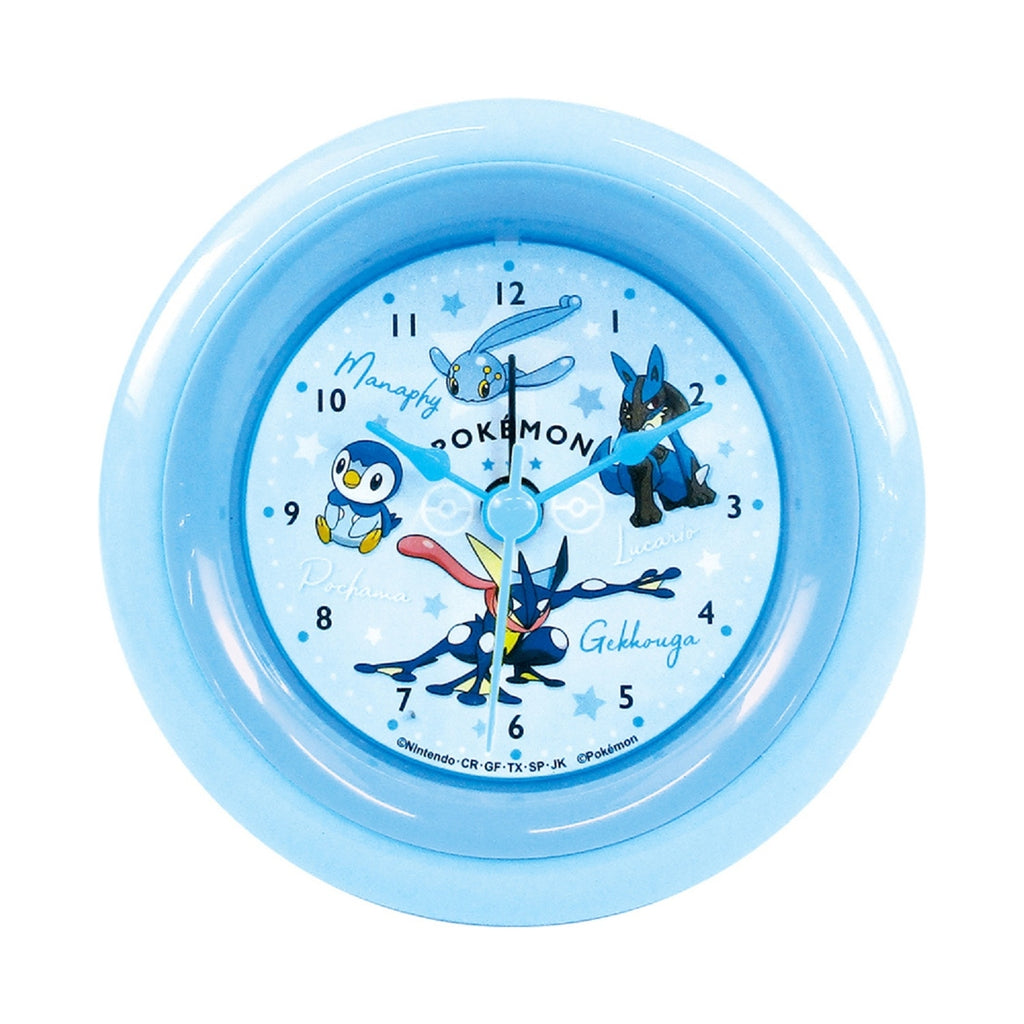 Round alarm clock colors/blue