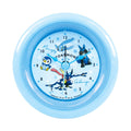 Round alarm clock colors/blue