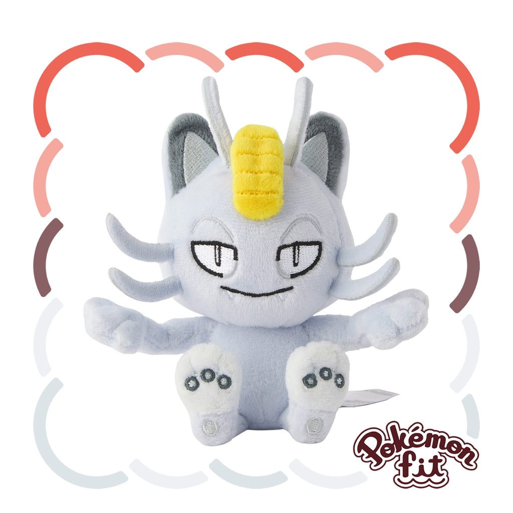 Pokémon Fit Plush — Alolan Meowth (#52) | Official Pokémon Center Japan