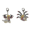 National Encyclopedia Metal Charm from Japan, detailed metal design