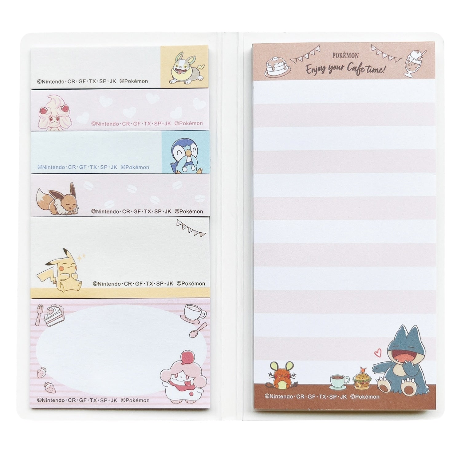 Japanese Pokemon phone cover with notebook style design, official licensed product from Japan