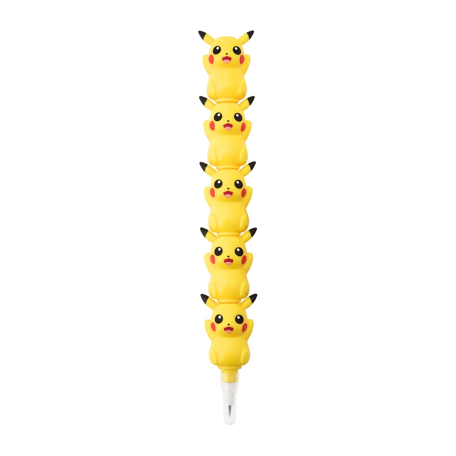 Pikachu Rocket Pencil from Japan, featuring a smiling Pikachu on a pencil