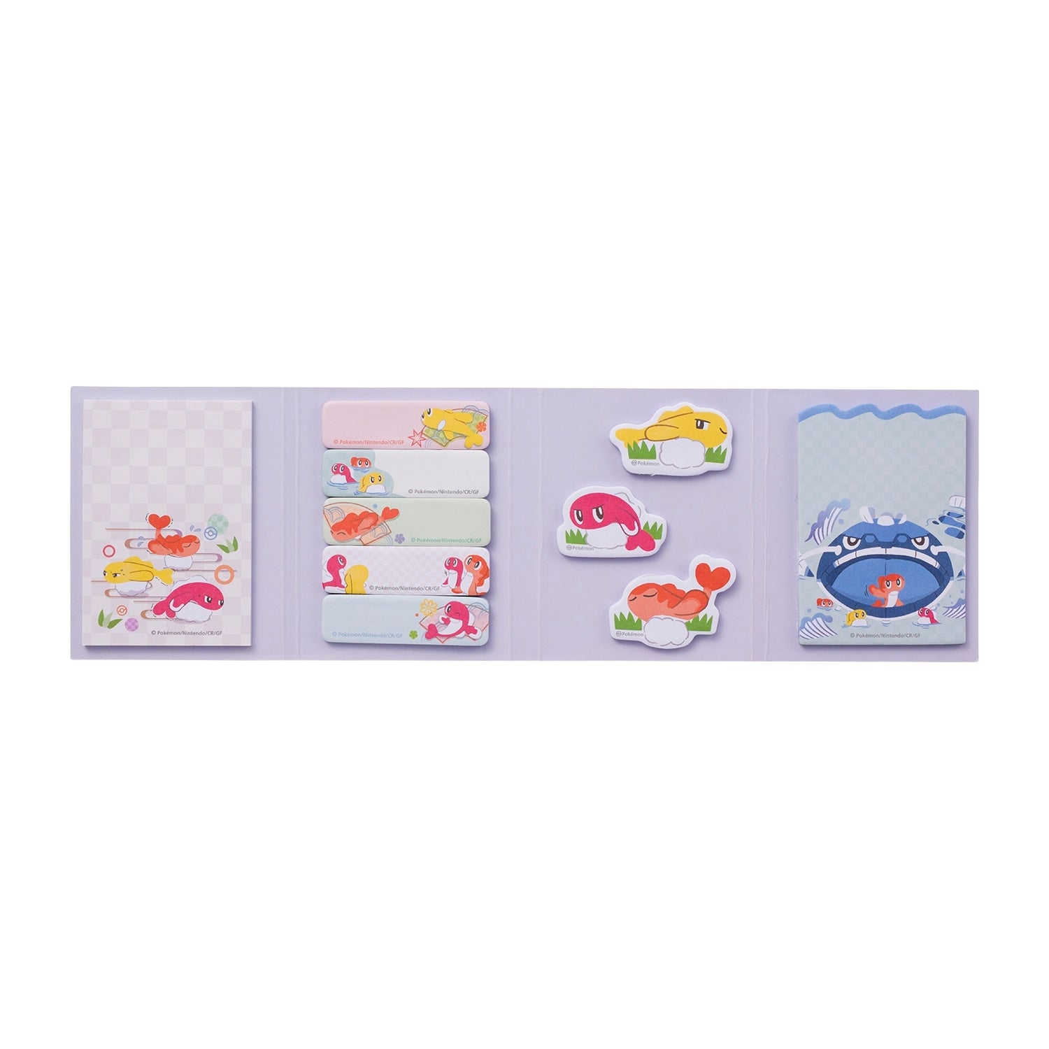 Daisushi! Sticky Set with Tatsugiri, colorful design from Japan