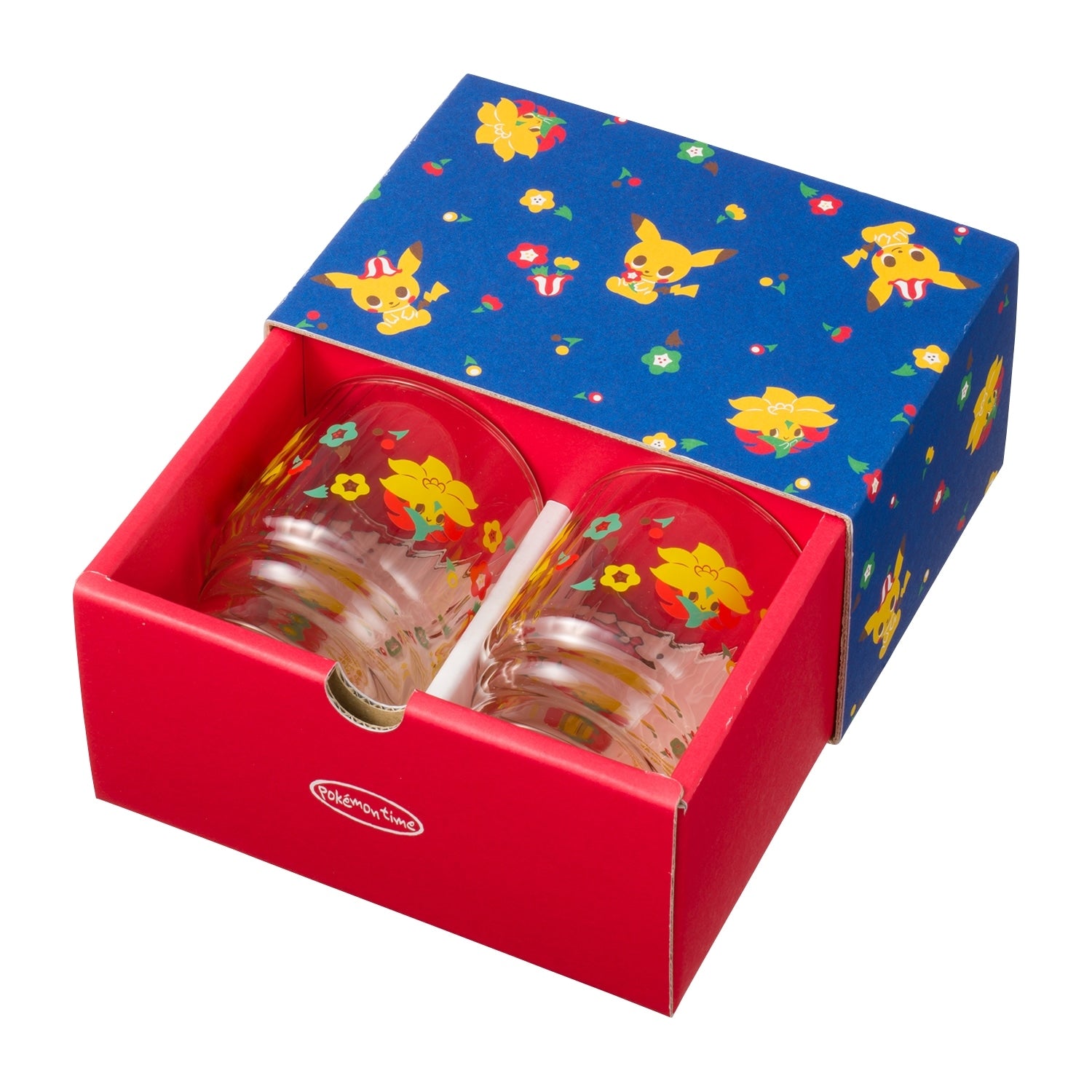 Drinking glasses (set of 2) Pokemon Time Pikachu and Himenka