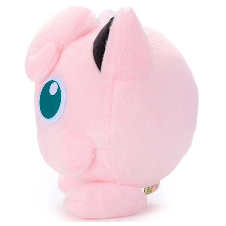 Japan exclusive Pokemon plush toy, pudding design with bright colors and soft texture