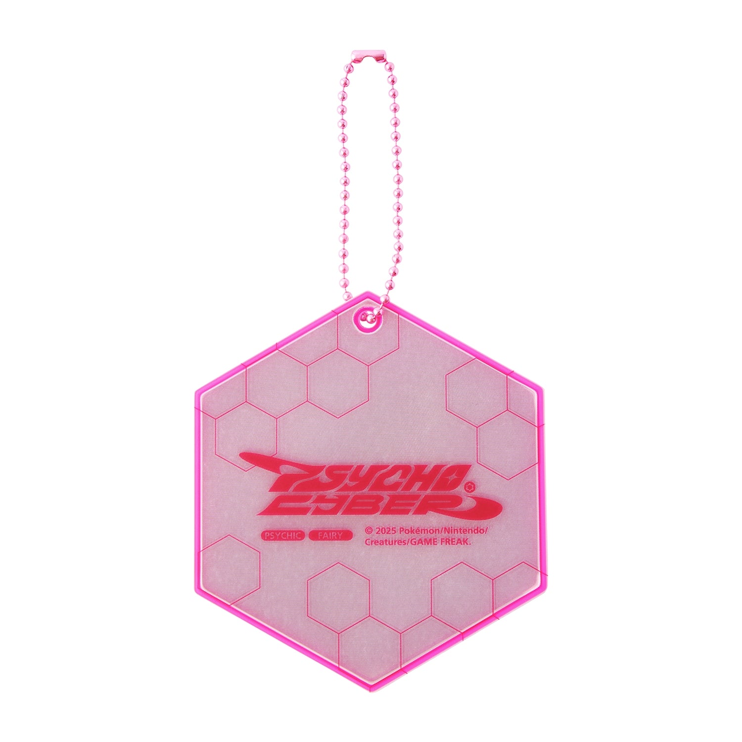 Officially licensed Pokemon Center Japan keychain, Reflector PSYCHO CYBER, authentic Japanese product
