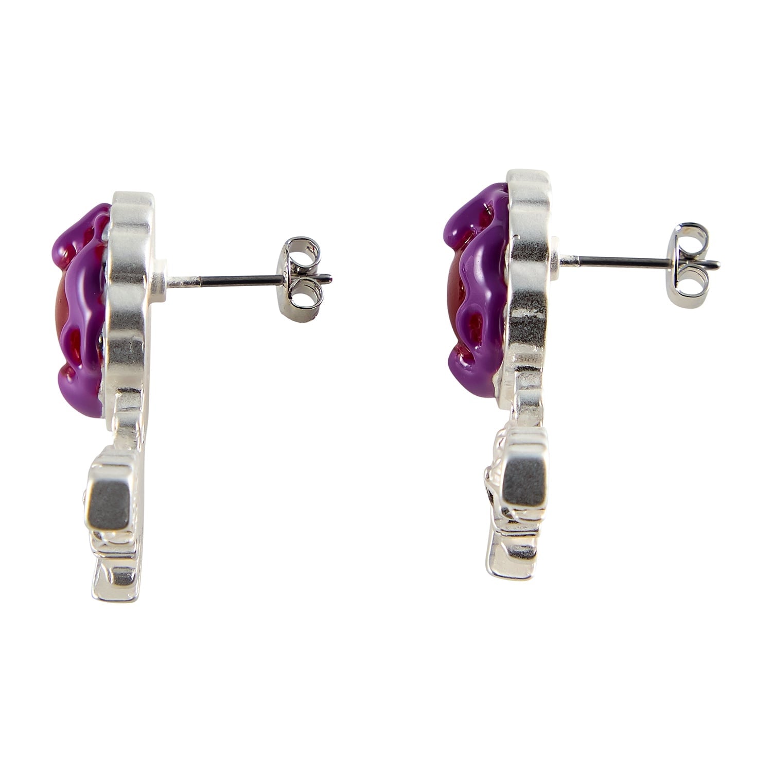 Authentic Japanese Pokémon earrings with detailed Verakas character, shipped from Japan