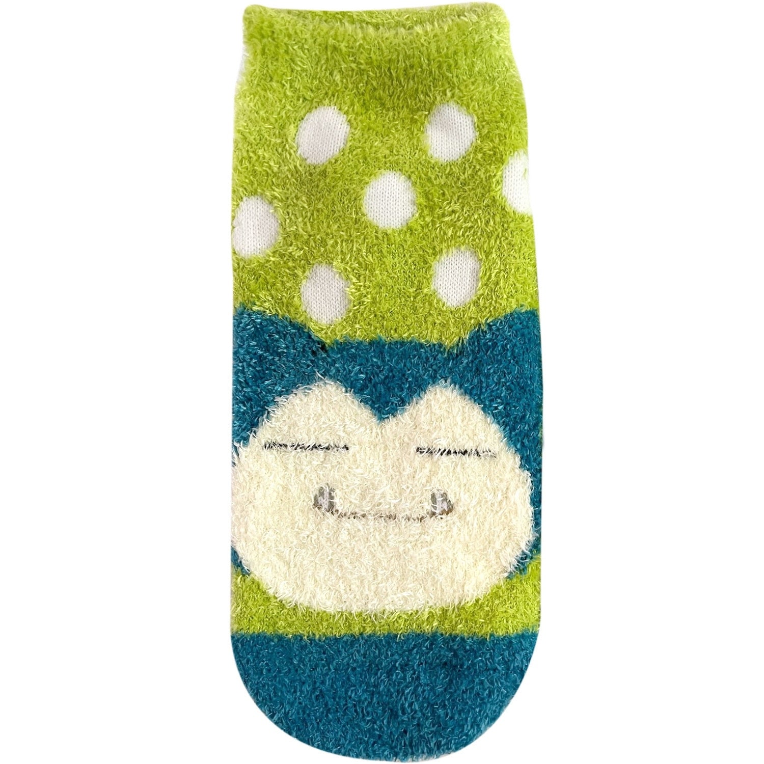 Fluffy socks Snorlax dots (23-25cm)