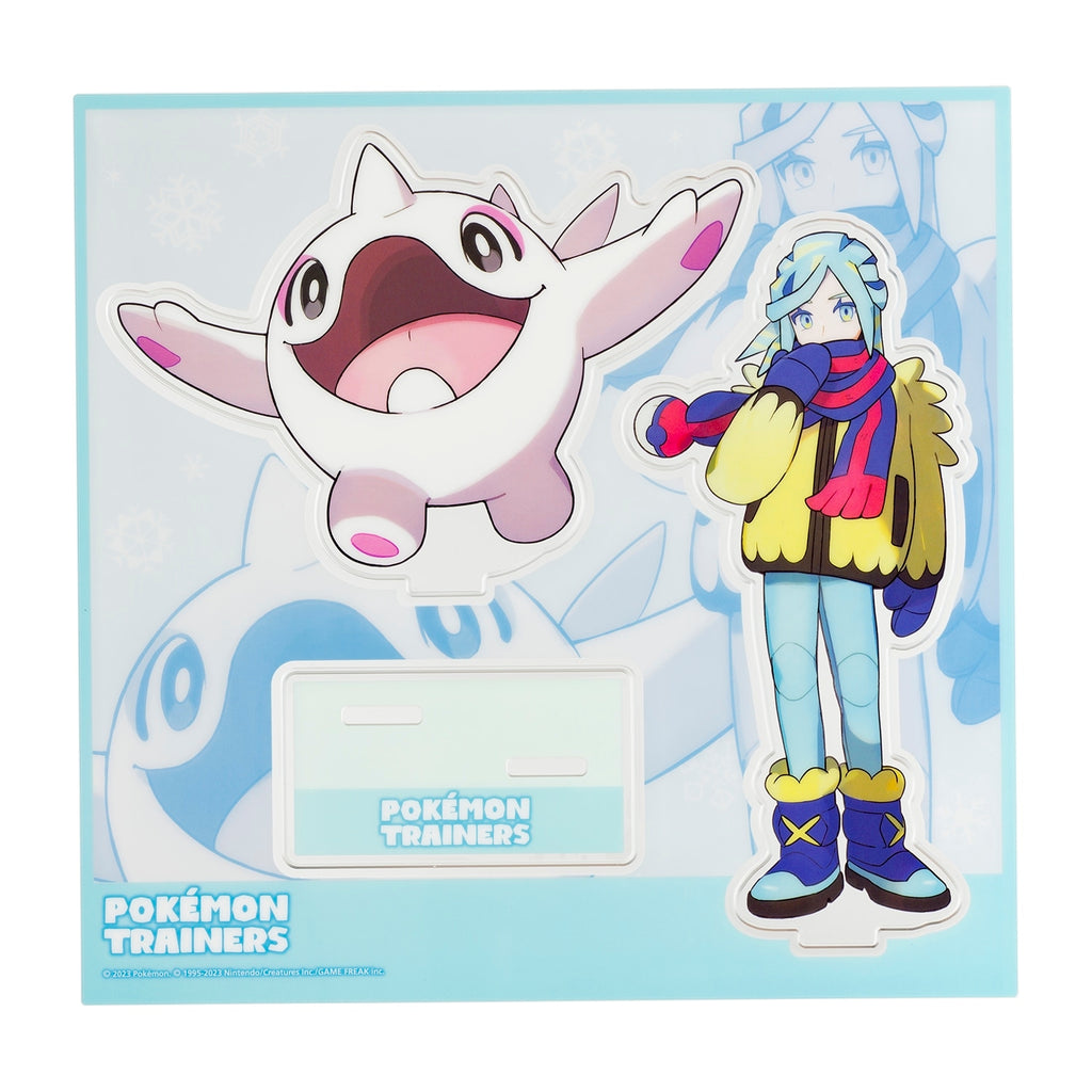 Grusha & Alwhale Pokémon acrylic stand with Terra Whale Pokémon Cetoddle from Japan