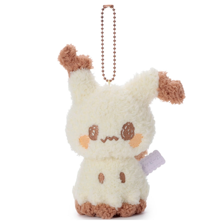 Mimikyu plushie with ball chain mascot from Japan, cute Pokemon character