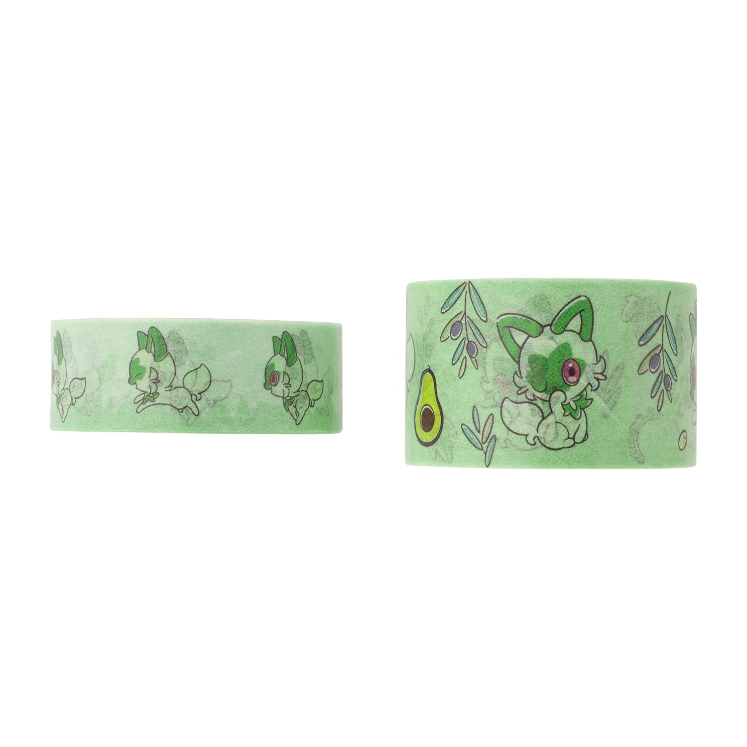 Nyaoha Masking Tape Set from Japan, featuring official Pokemon artwork