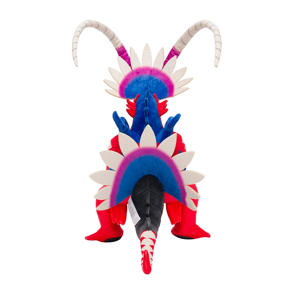 Close-up of Coraidon plushie's cute expression from Japan