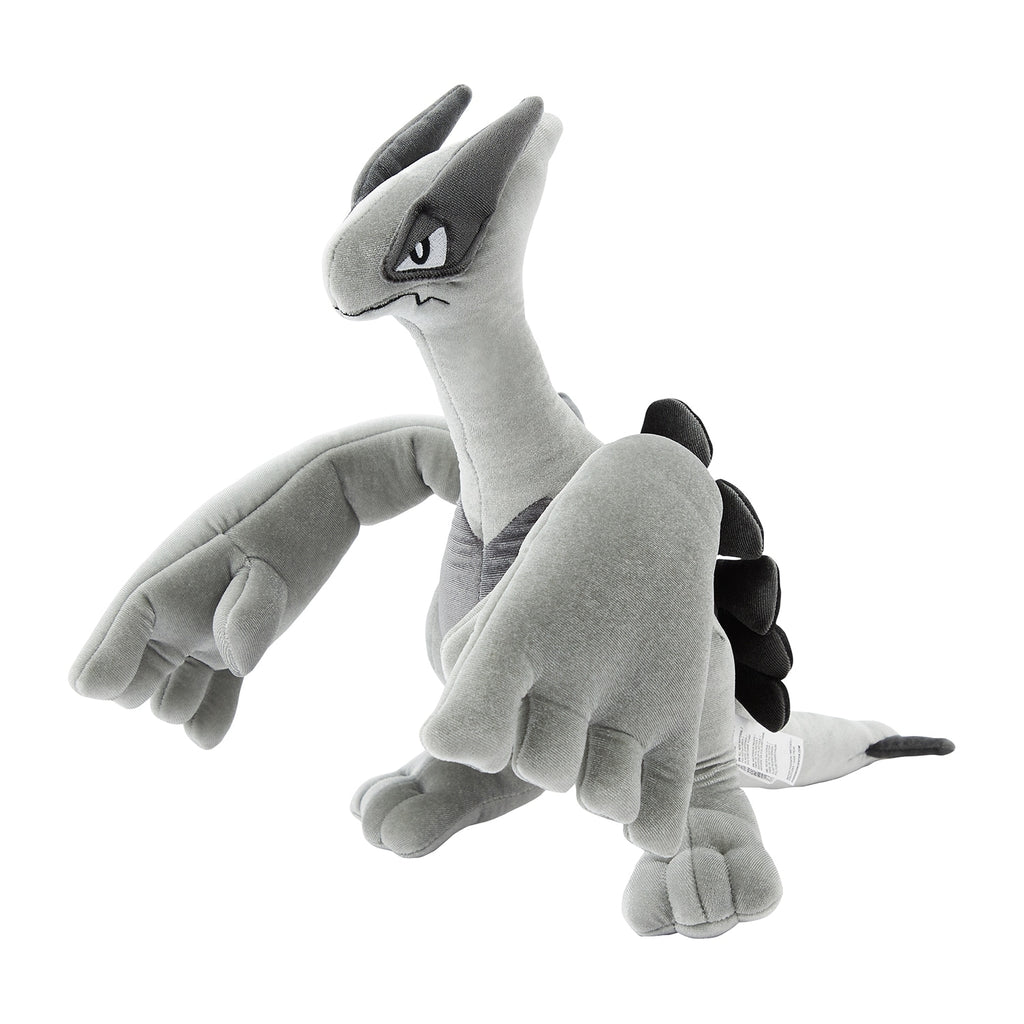 Rare Lugia silver plush toy, side view showcasing soft and cuddly texture from Japan