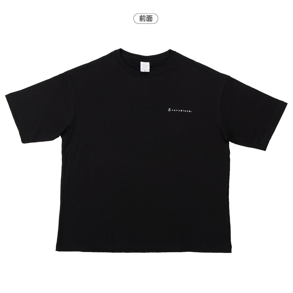 Nanoblock Big Silhouette T-shirt L (Black)