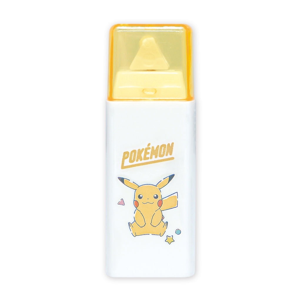 Close-up of Pikachu tape glue, showcasing collector quality and Japanese packaging