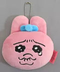 Okao Plush toy Mirror Key Holder "Obanchu Usagi"