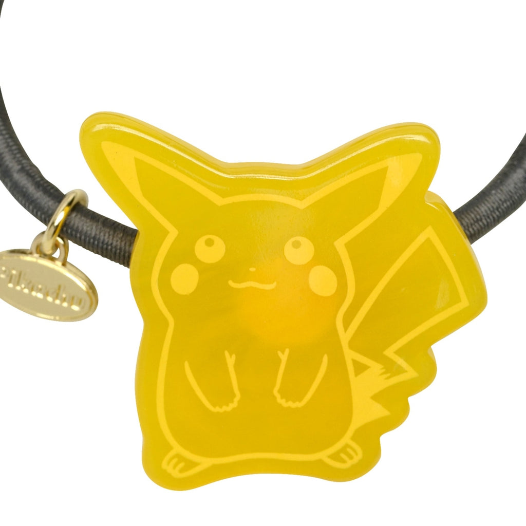Authentic Japanese Pikachu hair tie with Pokemon Center logo and collectible packaging