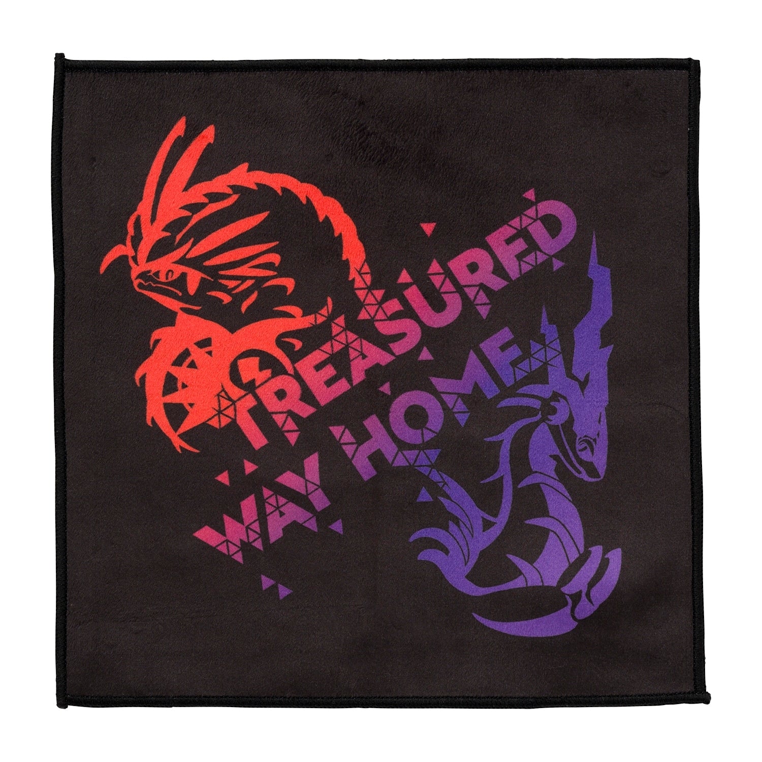 Pokemon Hand Towel with TREASURED WAY HOME logo from Japan, featuring colorful anime design