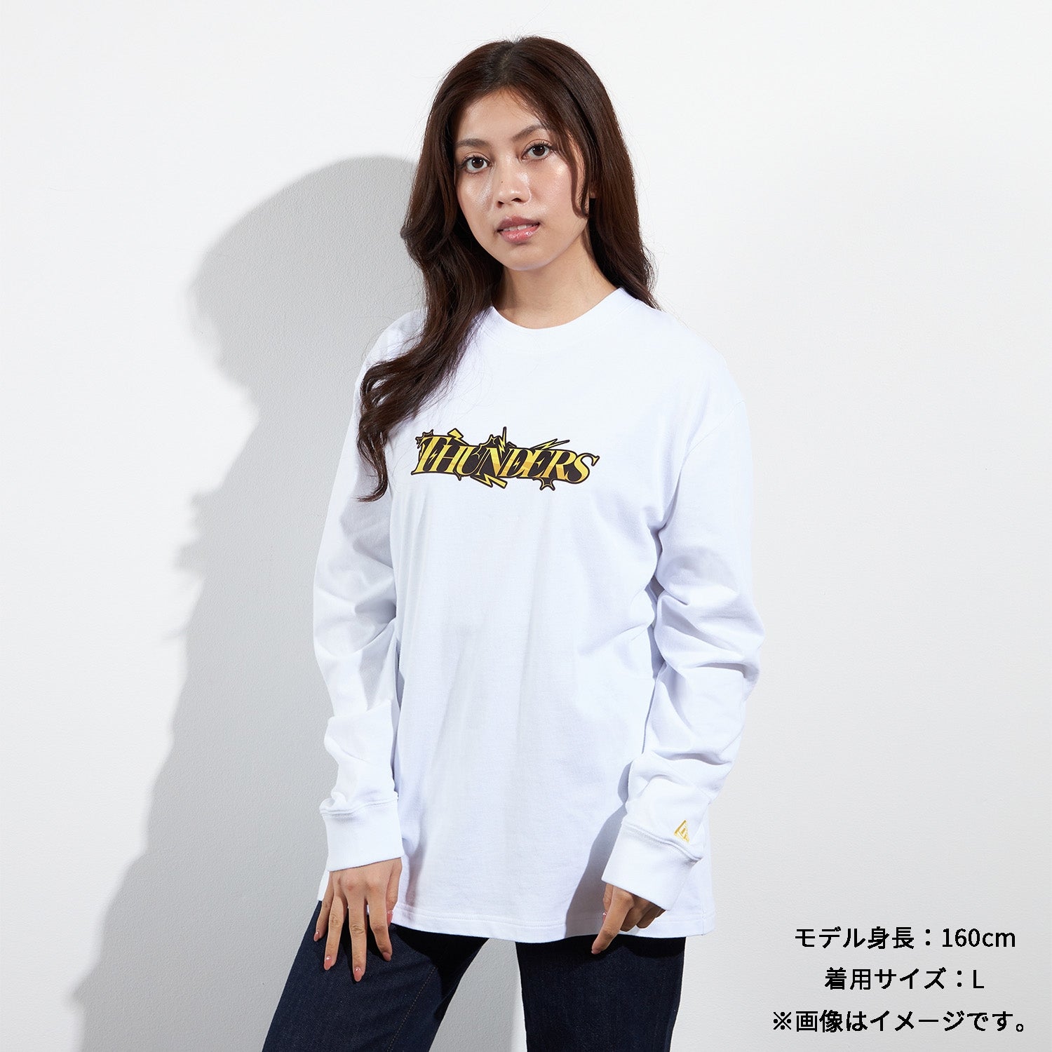 NEW ERA® Long Cotton T-shirt THUNDERS M/L