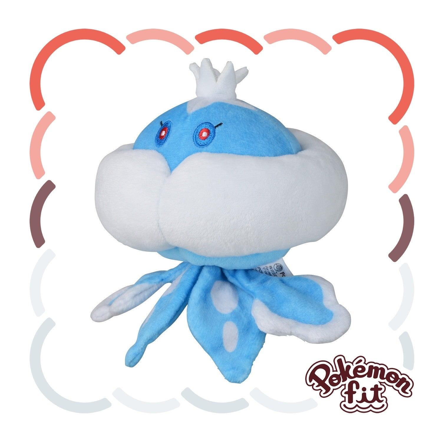 Pokémon fit Plush #593 Jellicent (Male Form) — Pokémon Center Japan
