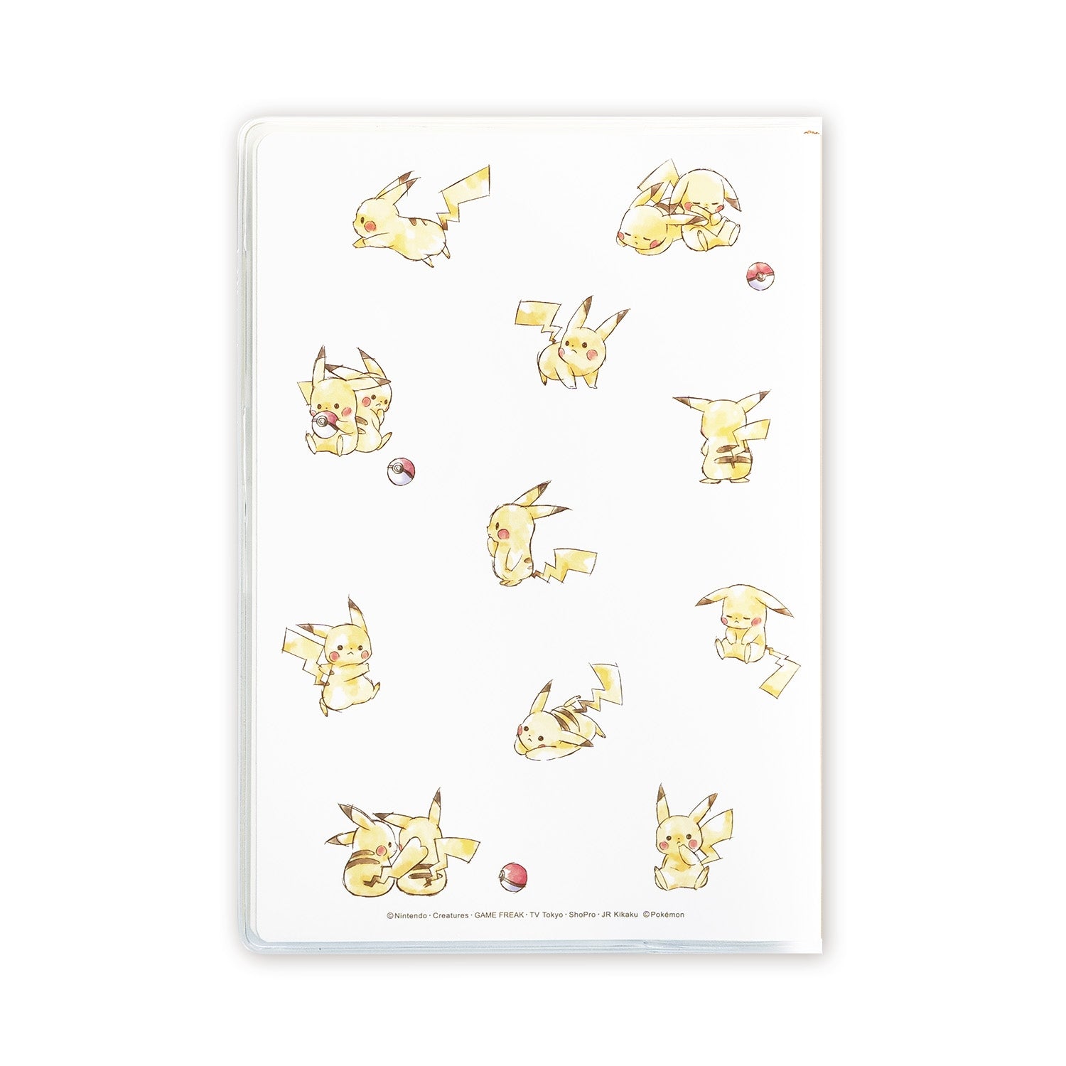 Official Pokemon Center Japan Pikachu notebook with Electric-type logo