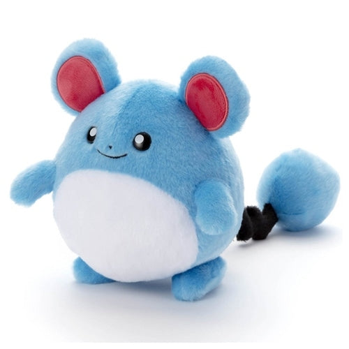 Marilu plush toy sitting down with vibrant colors, Japan exclusive