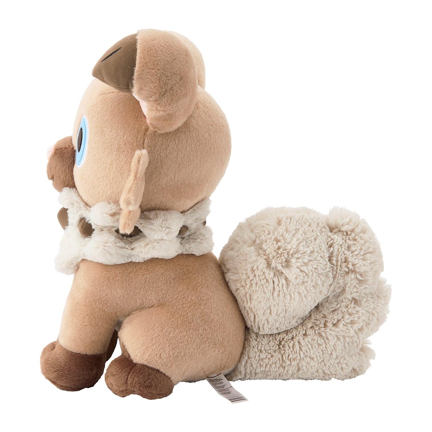 Authentic Japanese Pokemon plush dog with soft texture and vibrant colors