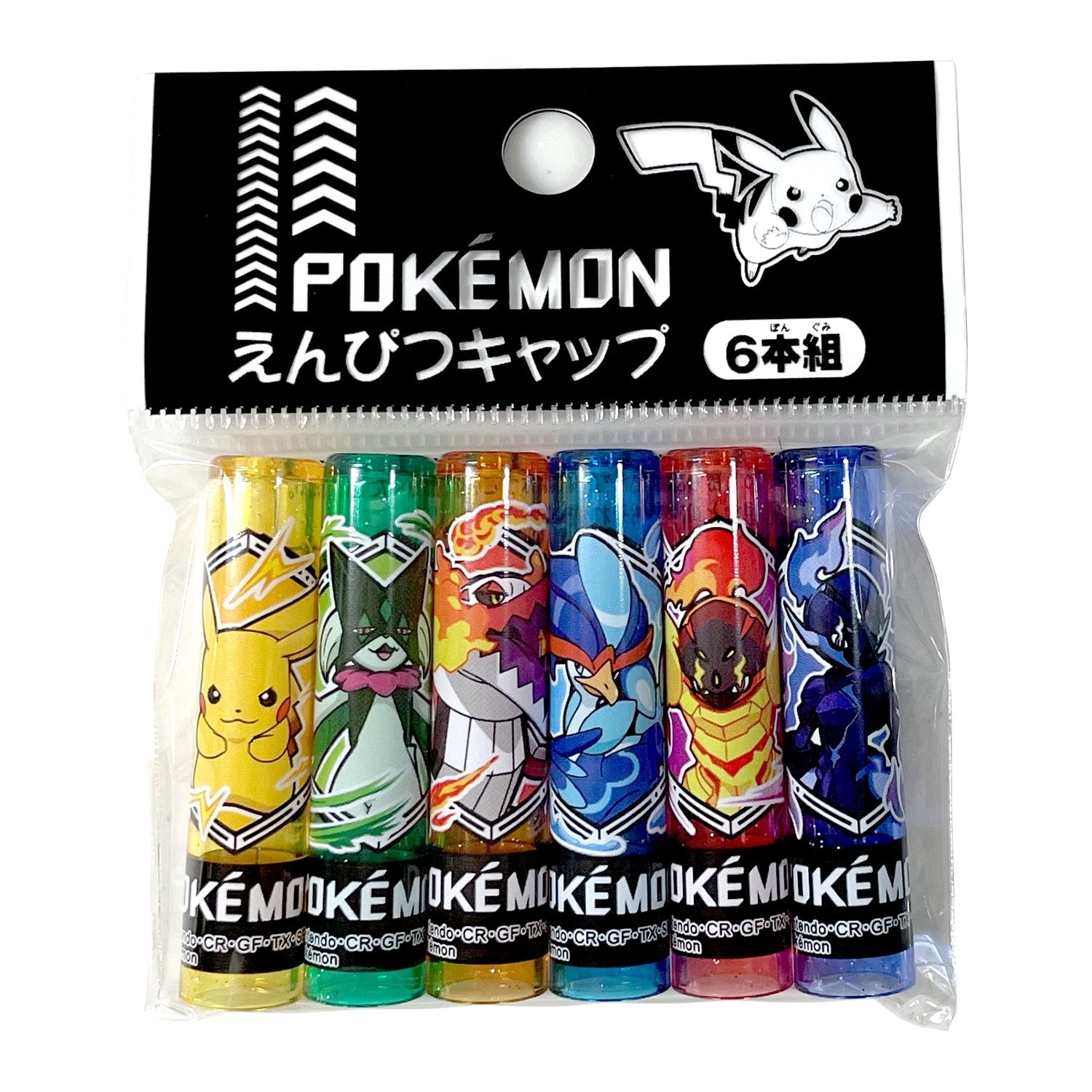 Pokemon Pencil Cap from Japan with colorful design