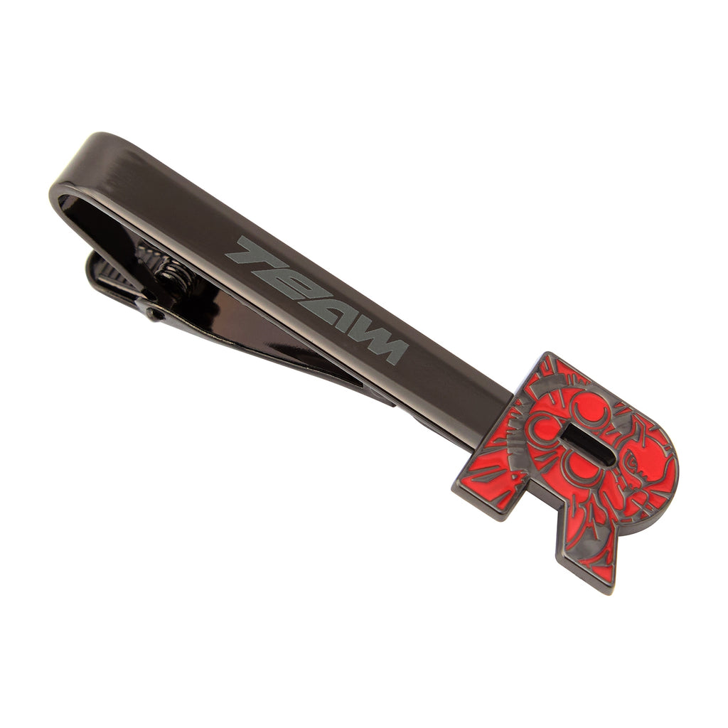 Pokemon Team Rocket tie pin on a black background from Japan