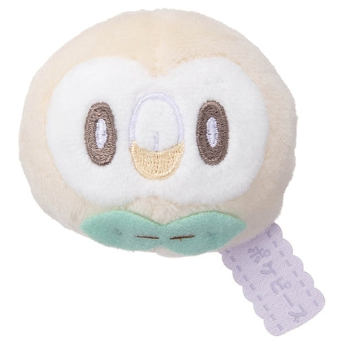 Authentic Pokemon plushie badge from Japan, vibrant colors and detailed face