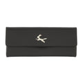 Pokemon leather multi-flat case blackie from Japan, genuine leather exterior