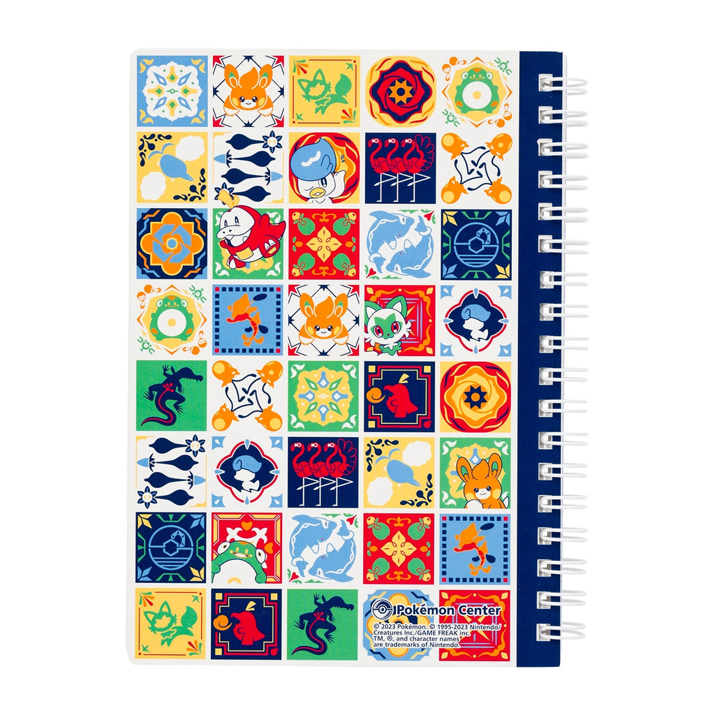 Pokemon Center Japan B6 ring notebook with unique tile design, sourced from Japan