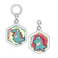 Acrylic marker charm set vol.2 featuring Totodile, with vibrant colors and official artwork from Japan