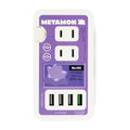 Ditto Metamon 814C AC tap with USB port from Japan, featuring Ditto figurine